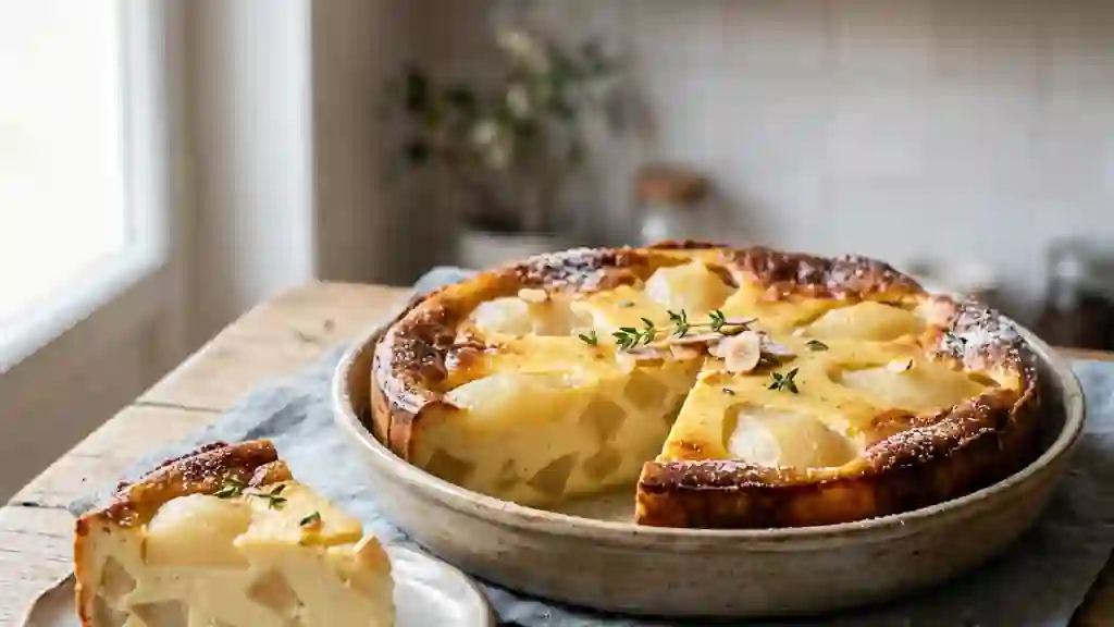 Flan Fondant aux Poires Vanillées - Photo de présentation