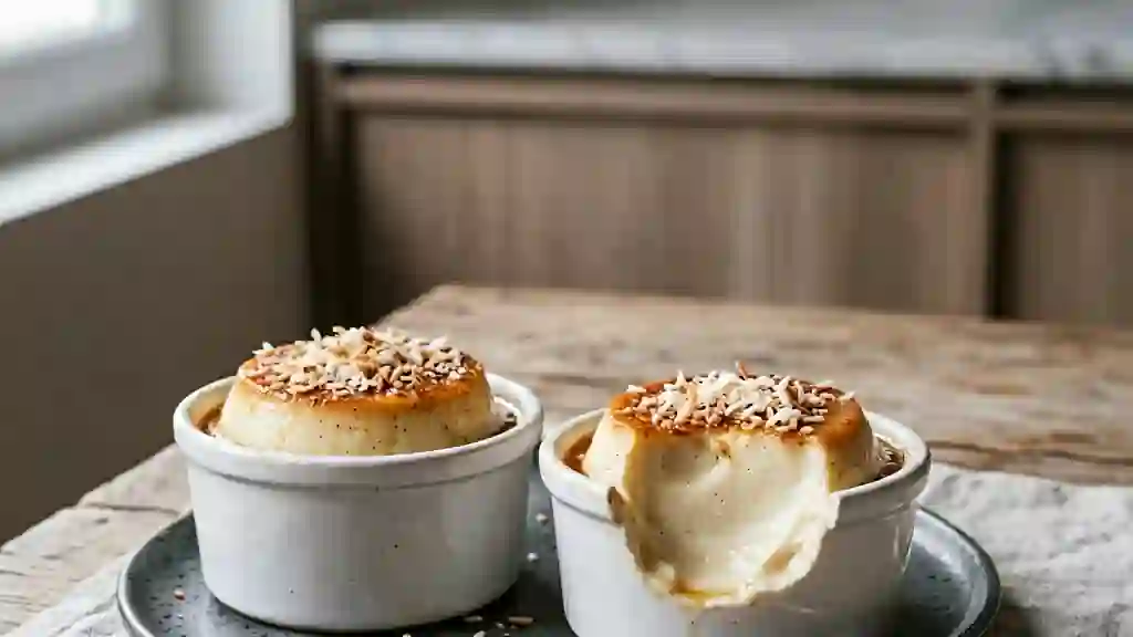 Flan coco onctueux au bain-marie - Photo de présentation