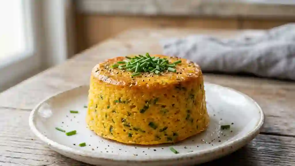 Flan de carottes fondant à la ciboulette - Photo de présentation