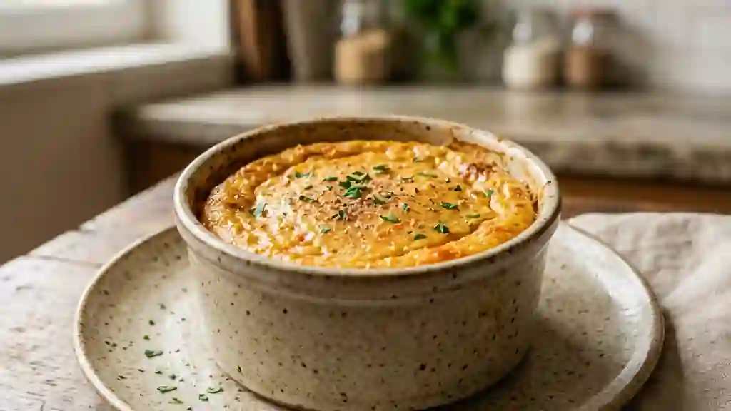 Flan de carottes fondant à la muscade - Photo de présentation