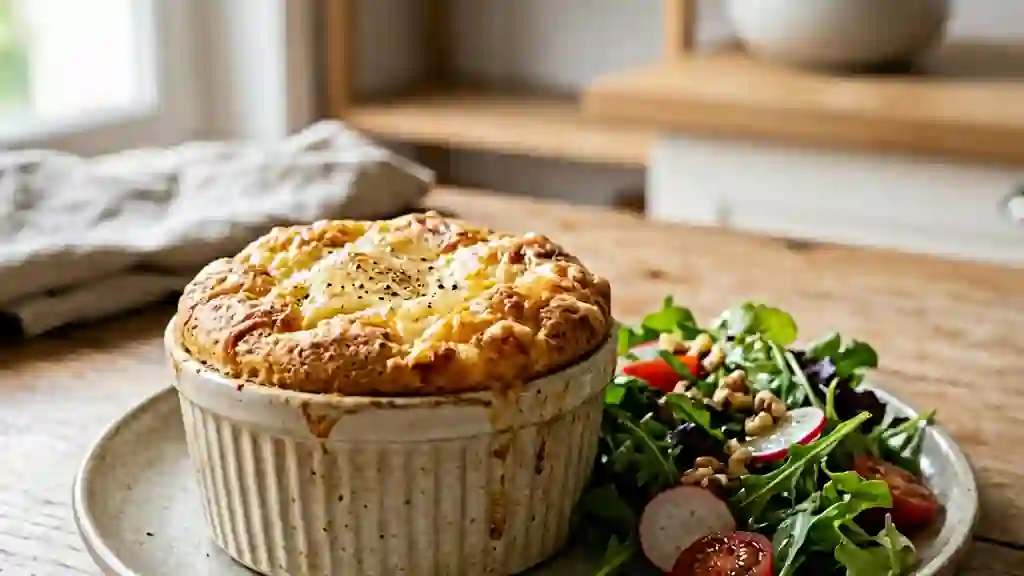 Flan au Comté onctueux et doré - Photo de présentation