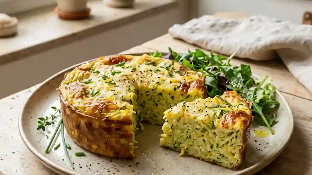 Flan de courgettes fondant et muscadé - Photo de présentation
