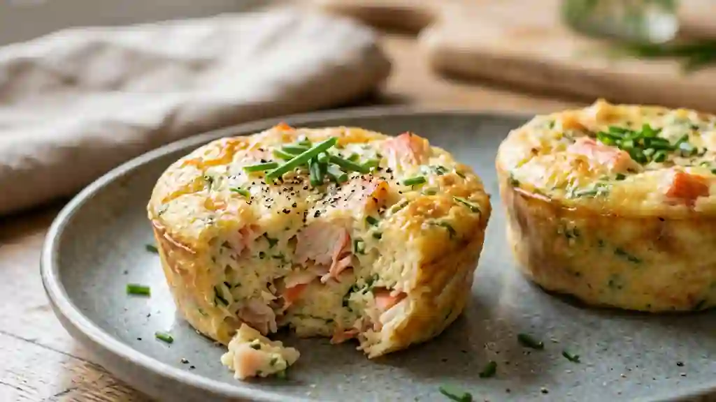Flan de surimi fondant à la ciboulette - Photo de présentation