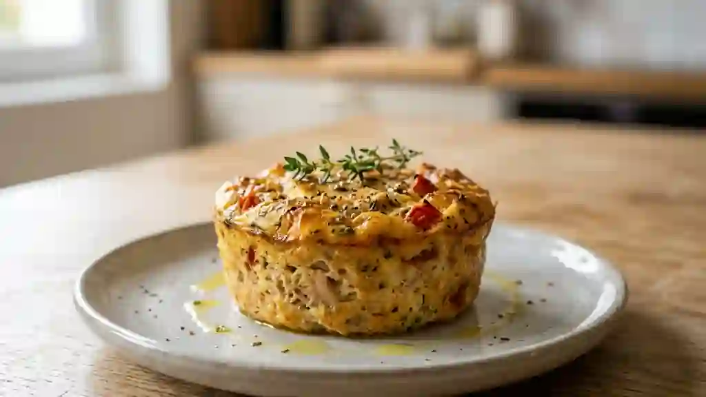 Flan de Thon Fondant aux Herbes de Provence - Photo de présentation