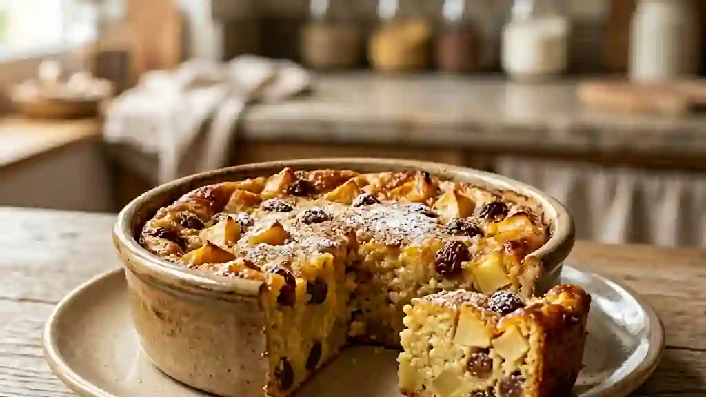 Flan Rustique Pommes et Raisins à la Vanille - Photo de présentation