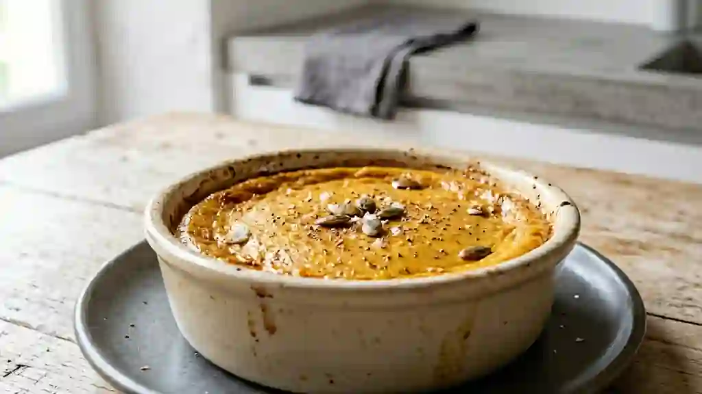 Flan Fondant à la Courge et Muscade - Photo de présentation