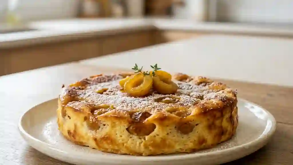 Flan Onctueux Fromage Blanc et Mirabelles - Photo de présentation