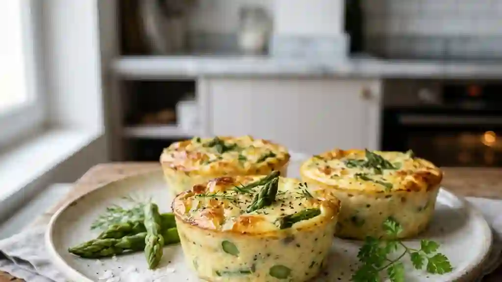 Flan d'asperges à la béchamel fondante - Photo de présentation