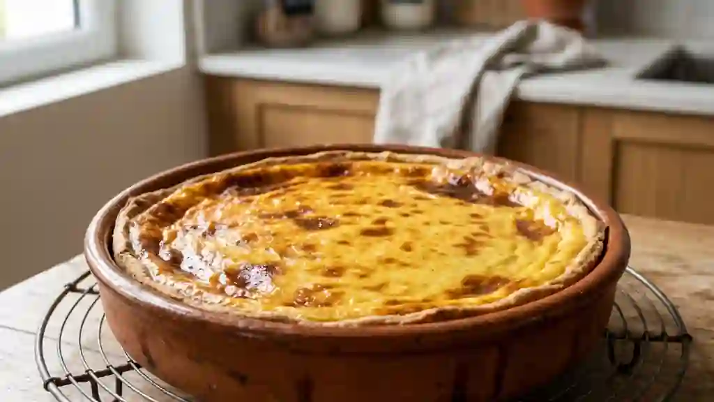Flan pâtissier crémeux à la vanille - Photo de présentation