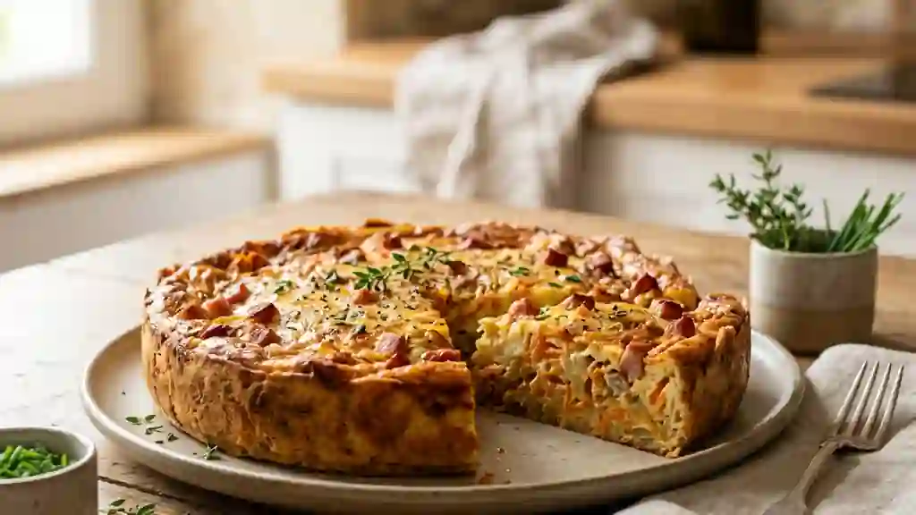 Flan crémeux carottes et lardons fumés - Photo de présentation
