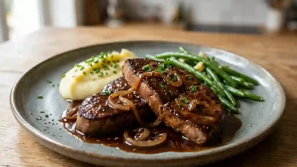 Foie de veau poêlé, sauce balsamique onctueuse - Photo de présentation