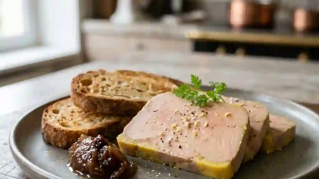 Foie Gras Soyeux au Gingembre et Armagnac - Photo de présentation