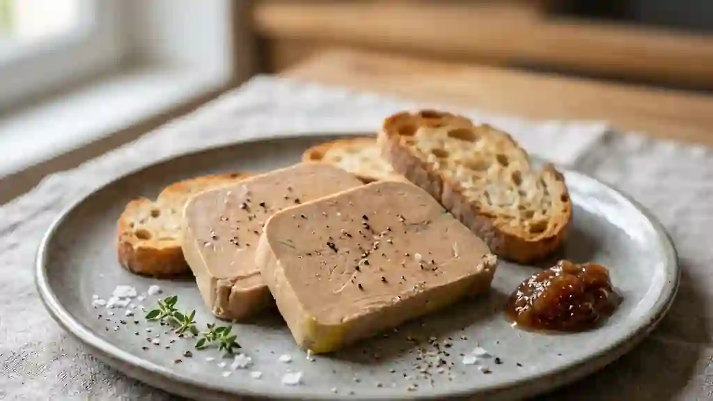 Foie gras onctueux mariné à l'Armagnac - Photo de présentation