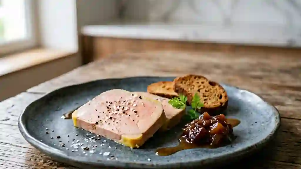 Foie gras fondant à l'Armagnac - Photo de présentation