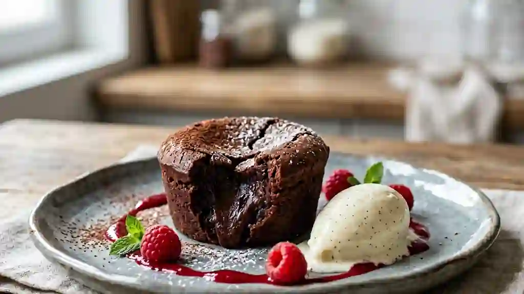 L'irrésistible fondant au chocolat noir - Photo de présentation