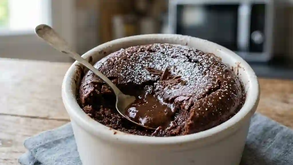 Fondant au chocolat cœur coulant minute - Photo de présentation