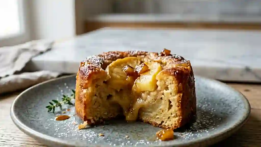Fondant caramélisé aux pommes Golden - Photo de présentation