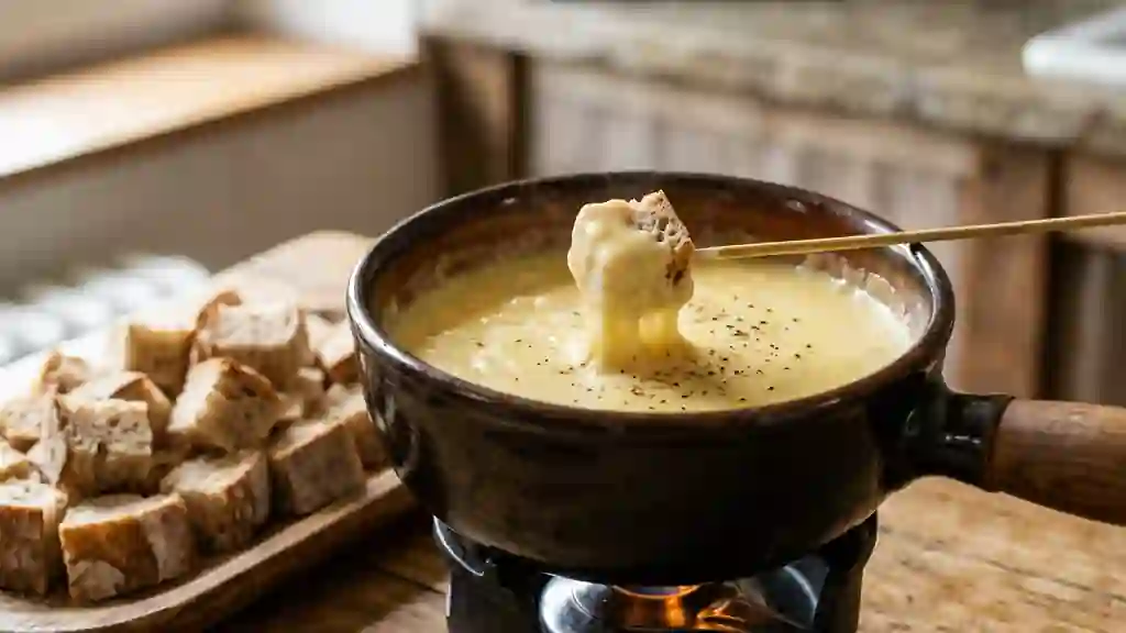 Fondue Alsacienne Onctueuse et Parfumée - Photo de présentation