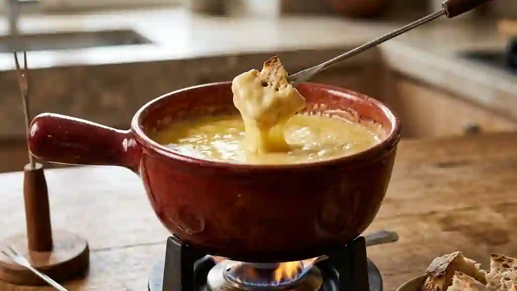 Fondue Bressane Crémeuse au Morbier - Photo de présentation
