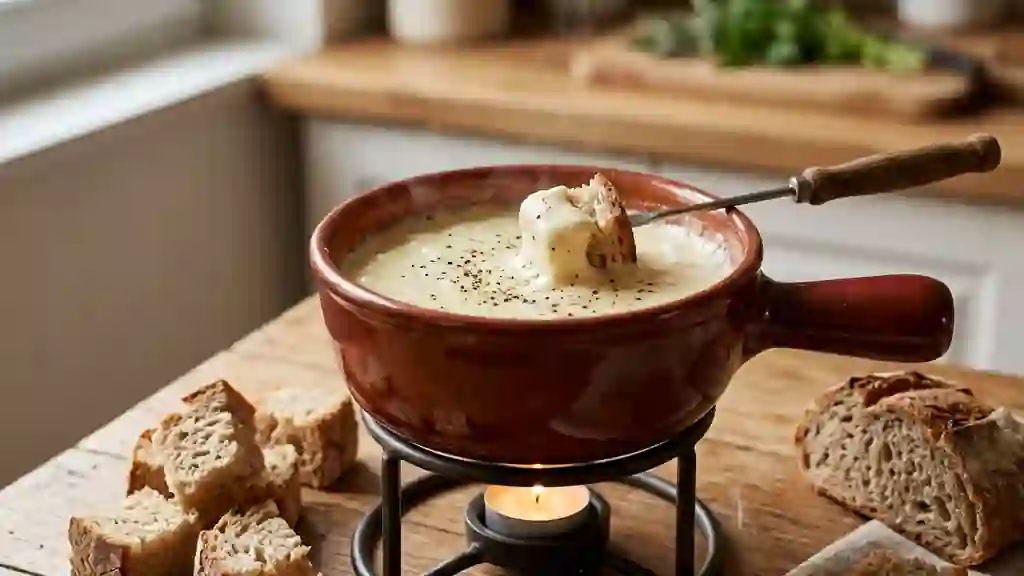 Fondue Creusoise Crémeuse à l'Ail - Photo de présentation