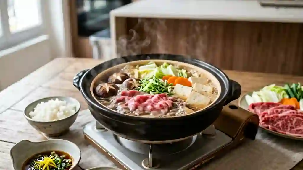 Shabu-shabu au bœuf et dashi soyeux - Photo de présentation