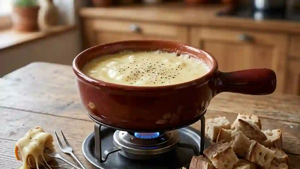 Fondue Moitié-Moitié Crémeuse - Photo de présentation