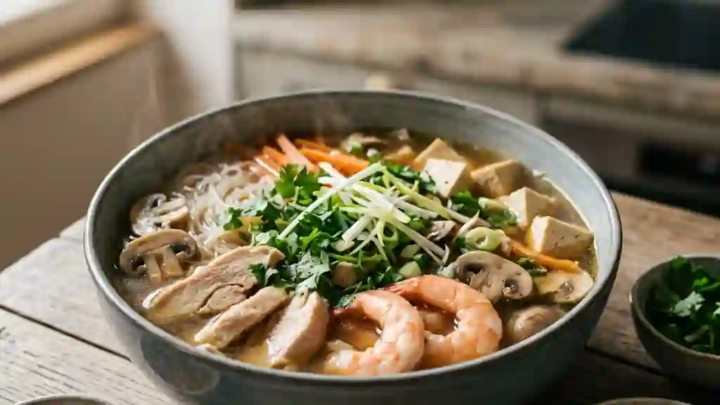 Fondue Vietnamienne au Bouillon Parfumé - Photo de présentation