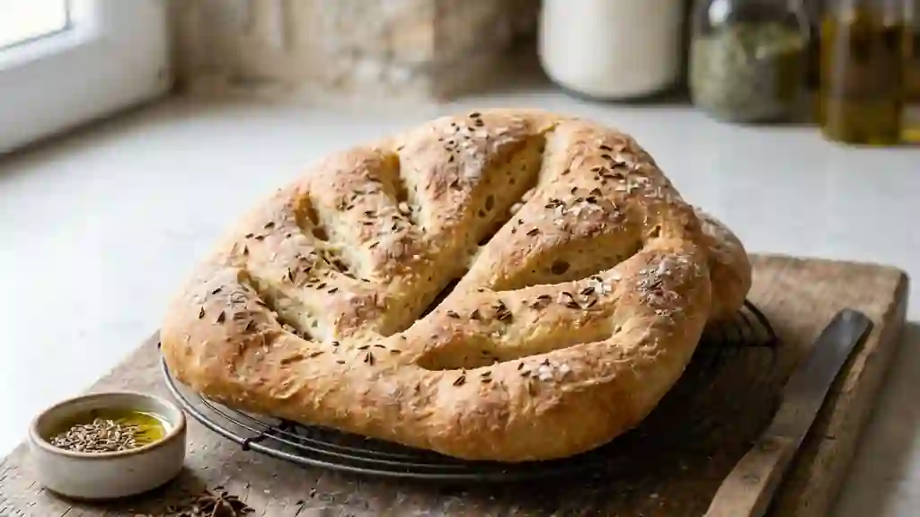Fougasse Moelleuse aux Graines d'Anis - Photo de présentation
