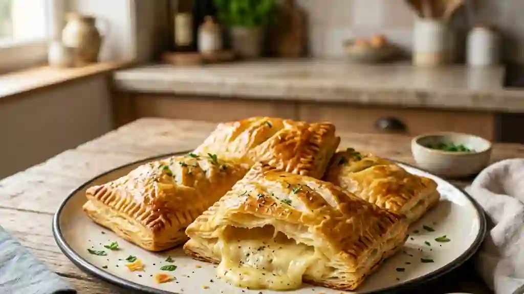 Friands au fromage fondants et croustillants - Photo de présentation