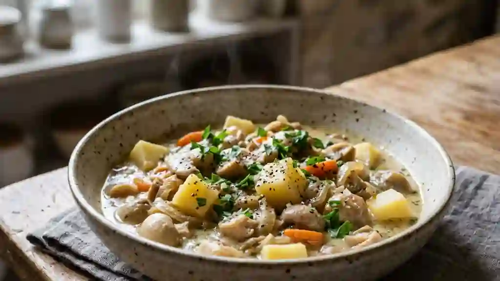 Fricot de Vesses-de-loup aux légumes fondants - Photo de présentation