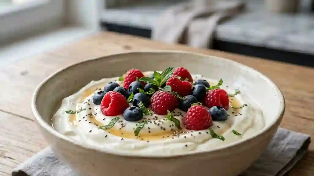 Fromage blanc onctueux au lait tourné - Photo de présentation