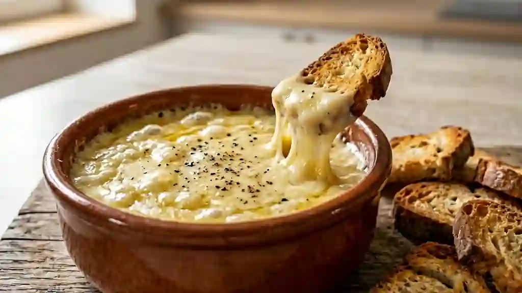Fromage fondu creusois onctueux et filant - Photo de présentation