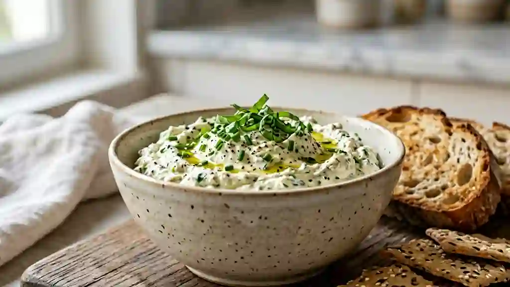 Tartinade onctueuse au pesto et herbes fraîches - Photo de présentation