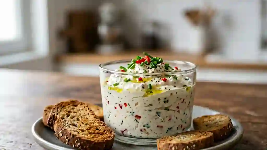 Tartinade de fromage frais pimentée et onctueuse - Photo de présentation