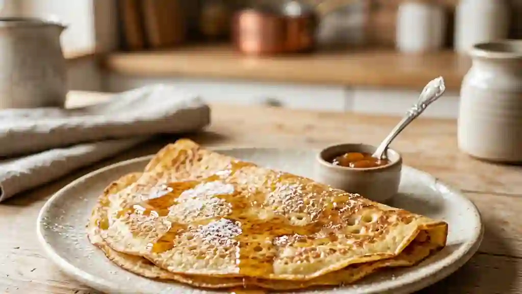 Galette de goumeau moelleuse et beurrée - Photo de présentation