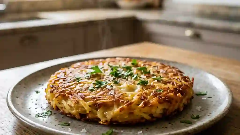Galettes de Pommes de Terre au Comté Fondant - Photo de présentation