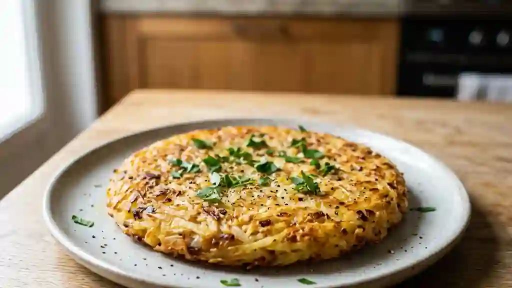 Galette de pommes de terre fondante et express - Photo de présentation