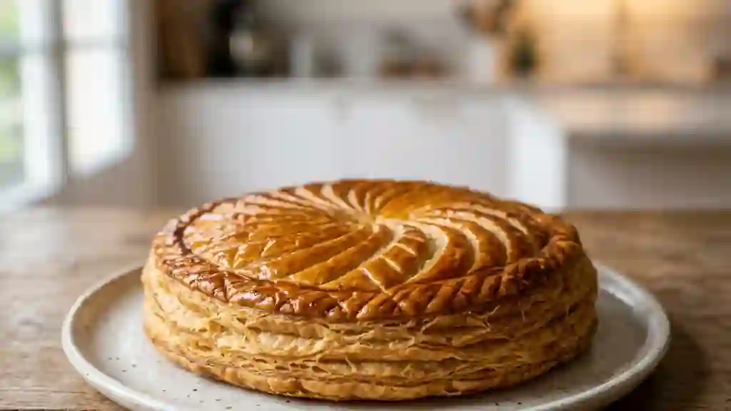 Galette Arthur au feuilletage doré et vanille - Photo de présentation