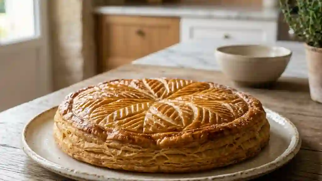 Galette des rois fondante et feuilletée - Photo de présentation