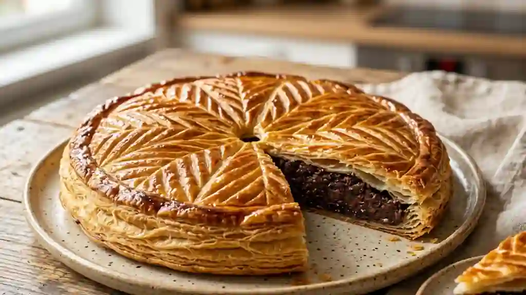Galette des Rois au chocolat noir intense - Photo de présentation