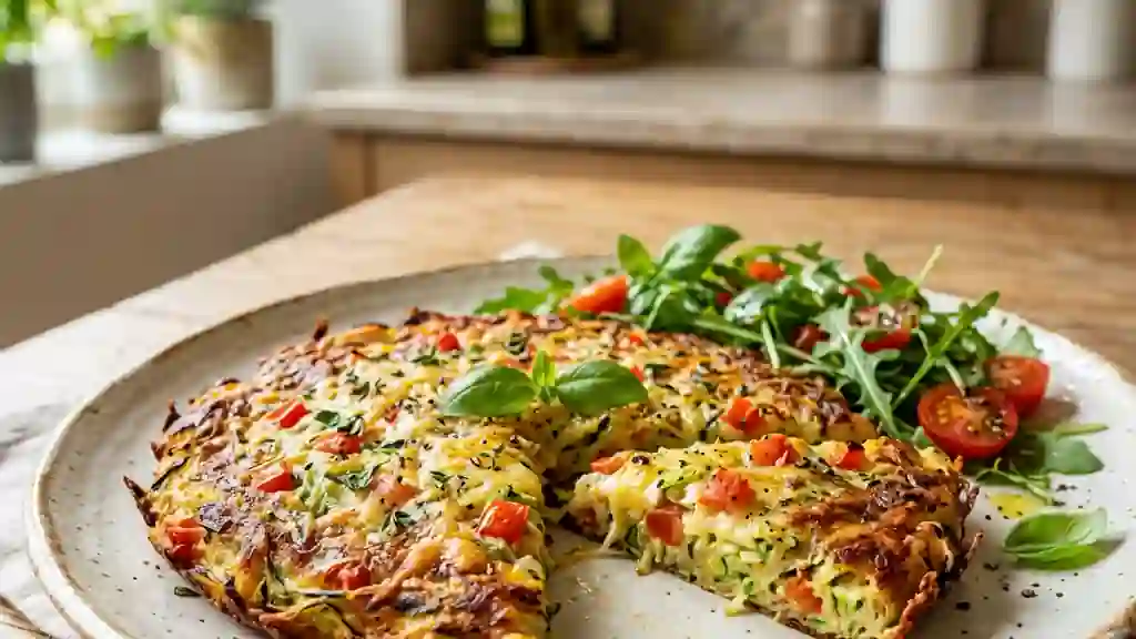 Galettes courgettes-tomates, cœur fondant - Photo de présentation