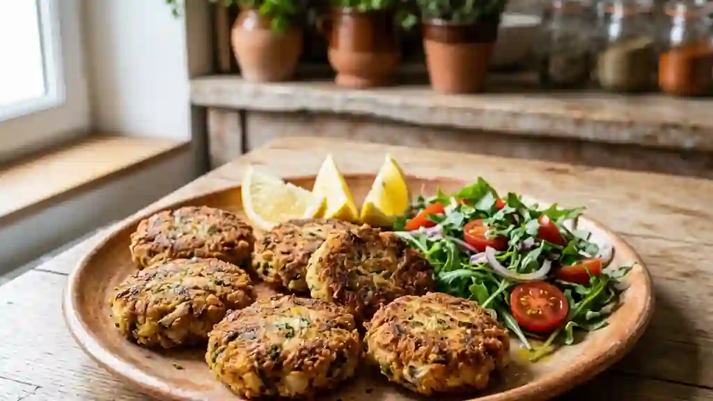 Galettes de sardines croustillantes à l'orientale - Photo de présentation