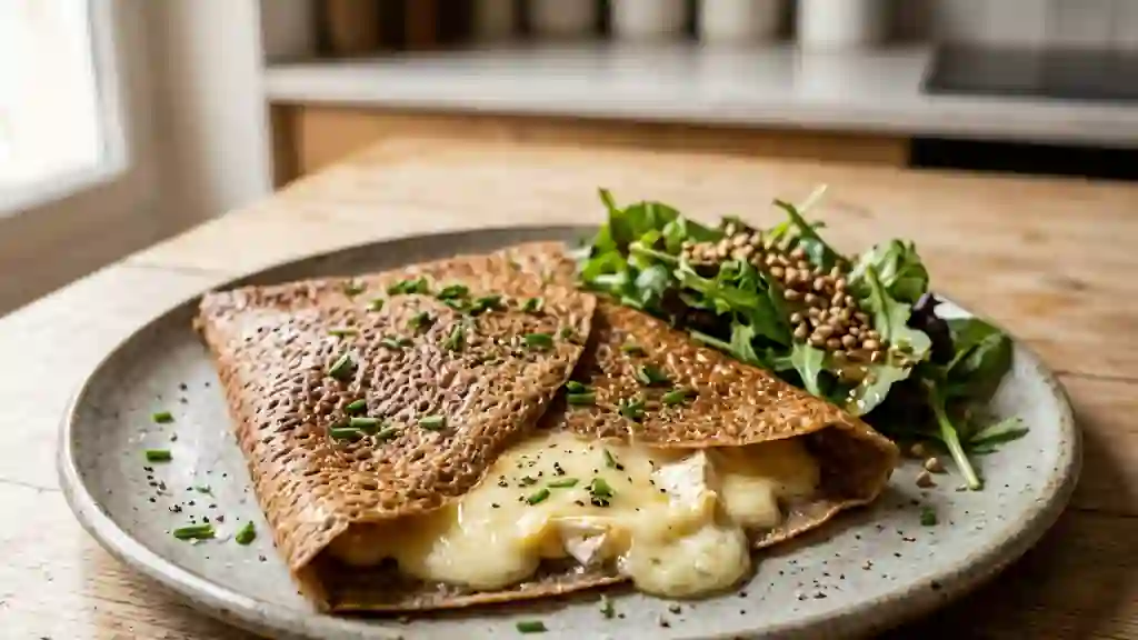 Galettes sarrasin et camembert crémeux - Photo de présentation