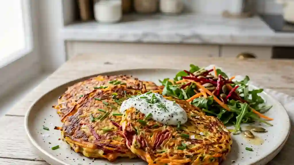 Galettes Fondantes aux Trois Légumes - Photo de présentation