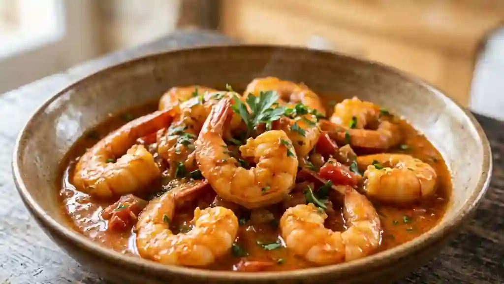 Gambas Flambées à l'Armoricaine - Photo de présentation