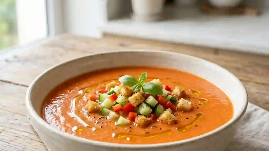 Gaspacho Andalou Soyeux et Frais - Photo de présentation