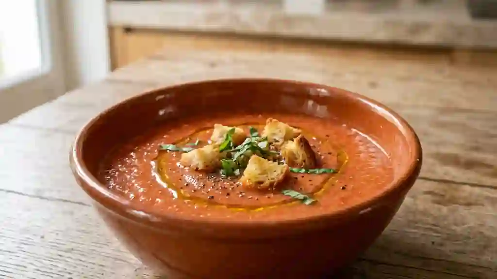 Gaspacho Glacé aux Tomates et Xérès - Photo de présentation