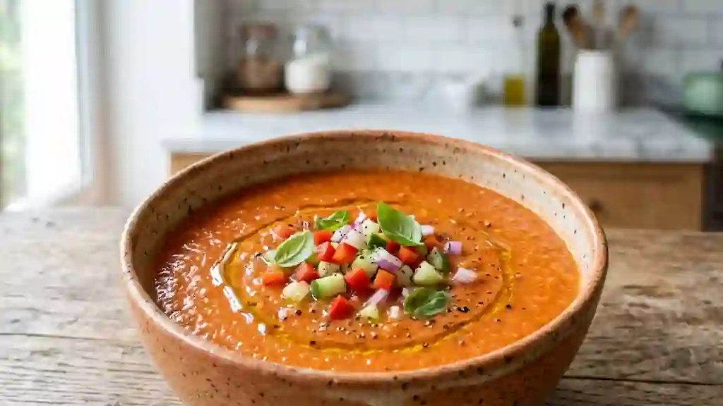 Gaspacho Andalou Frais et Velouté - Photo de présentation