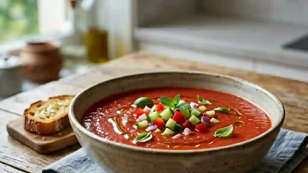 Gaspacho givré aux légumes du soleil - Photo de présentation