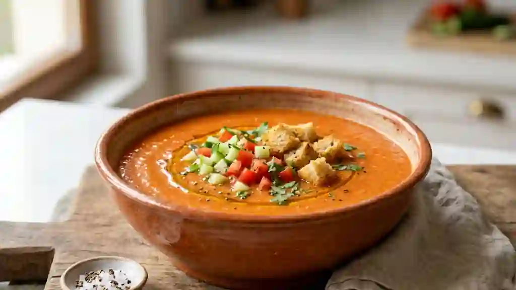 Gaspacho oranais onctueux et glacé - Photo de présentation